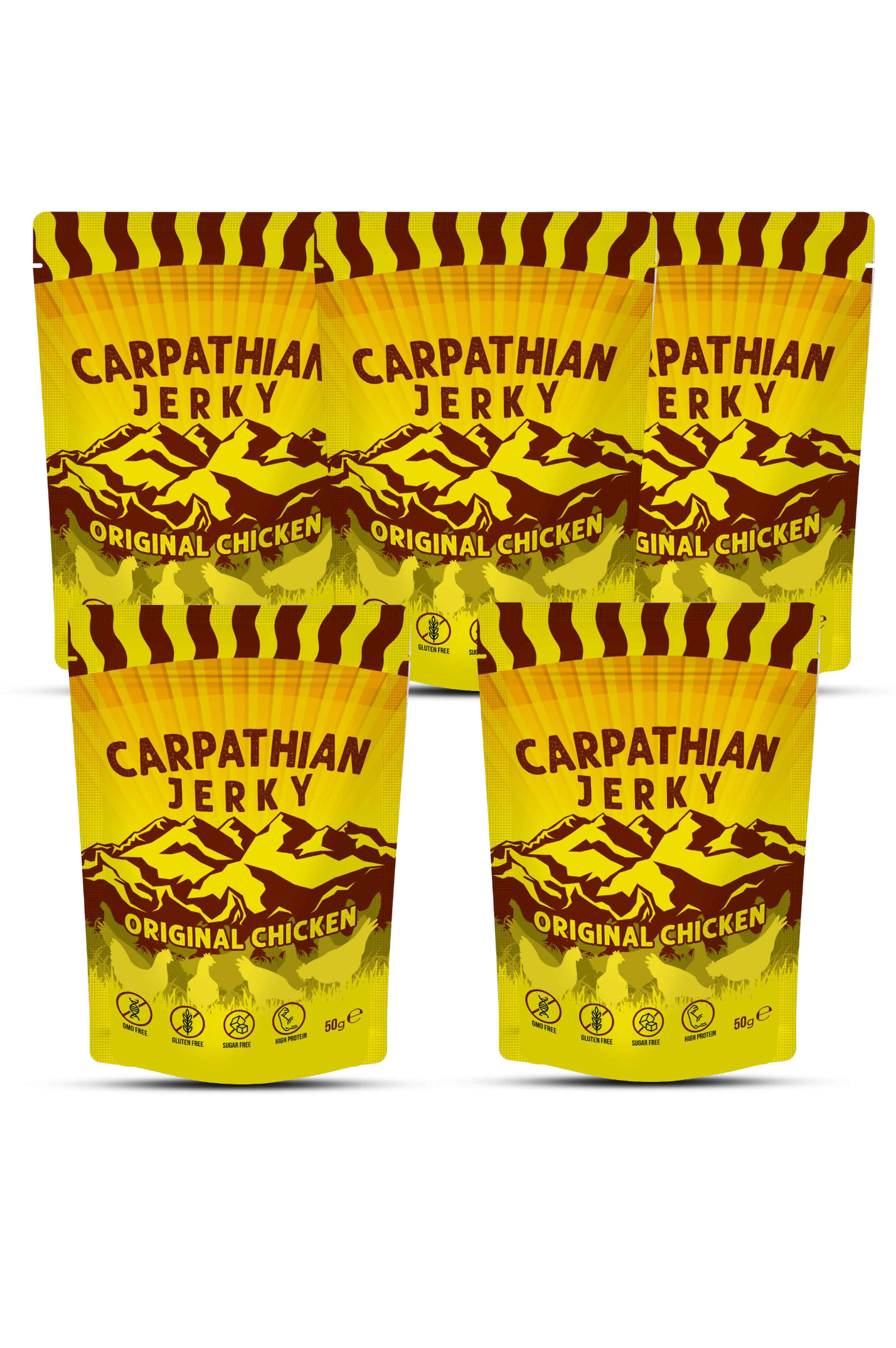 Carpathian Jerky Originálne Kuracie