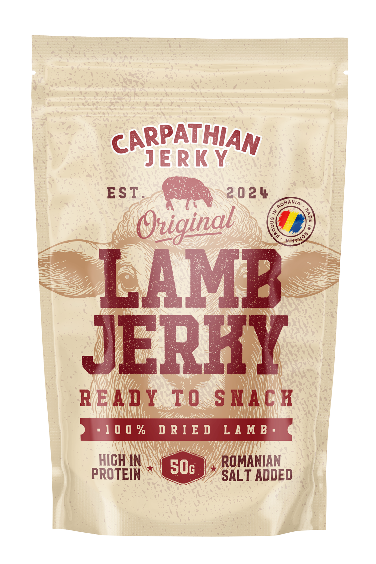 Originálny jahňací jerky