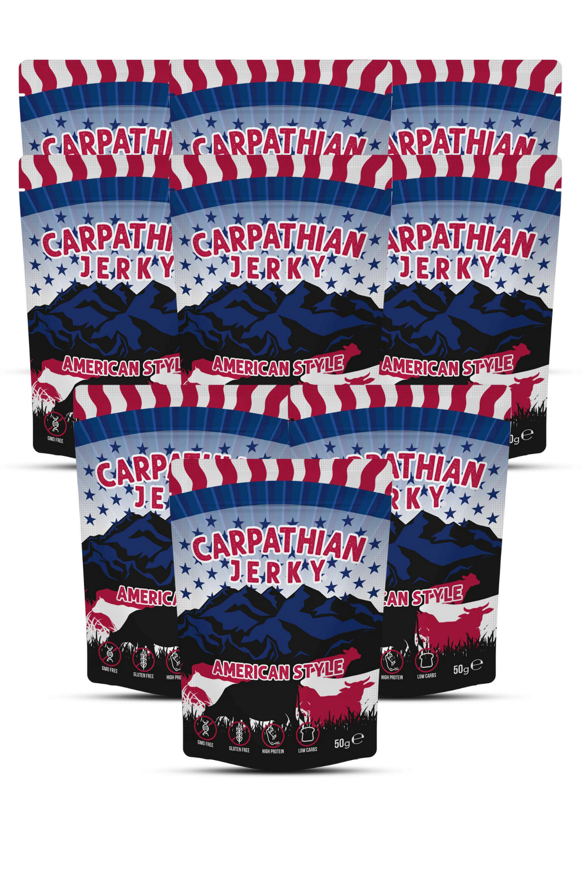 Karpaty Jerky Americký štýl