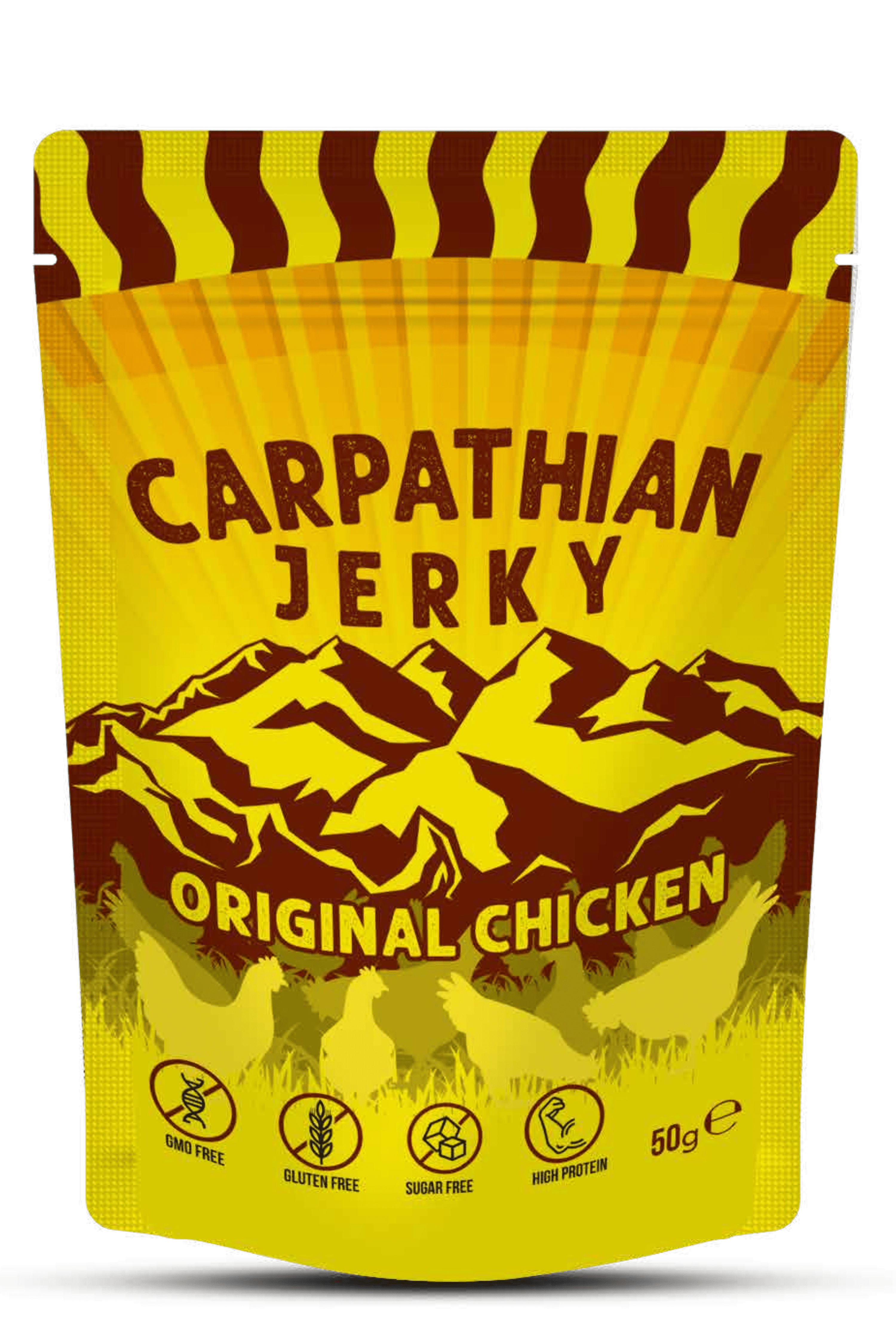 Carpathian Jerky Originálne kuracie - Carpathian Jerky