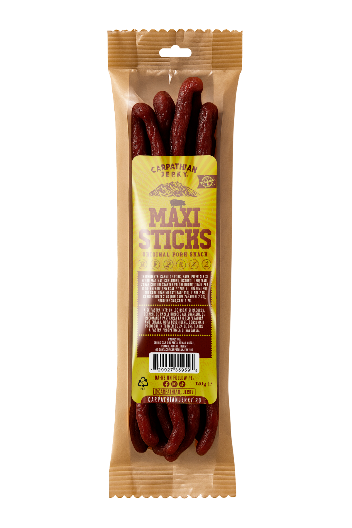Karpaty Jerky Maxi Tyčinky