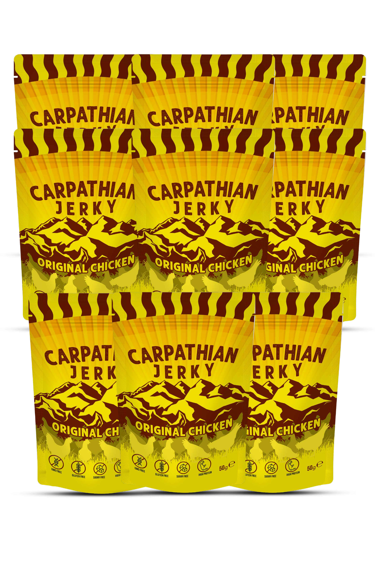 Carpathian Jerky Originálne Kuracie