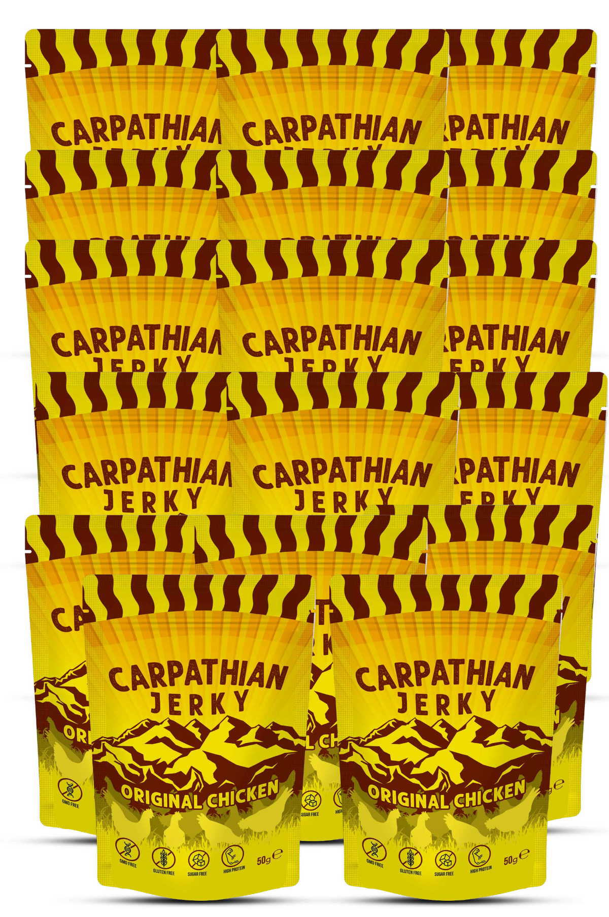 Carpathian Jerky Originálne Kuracie