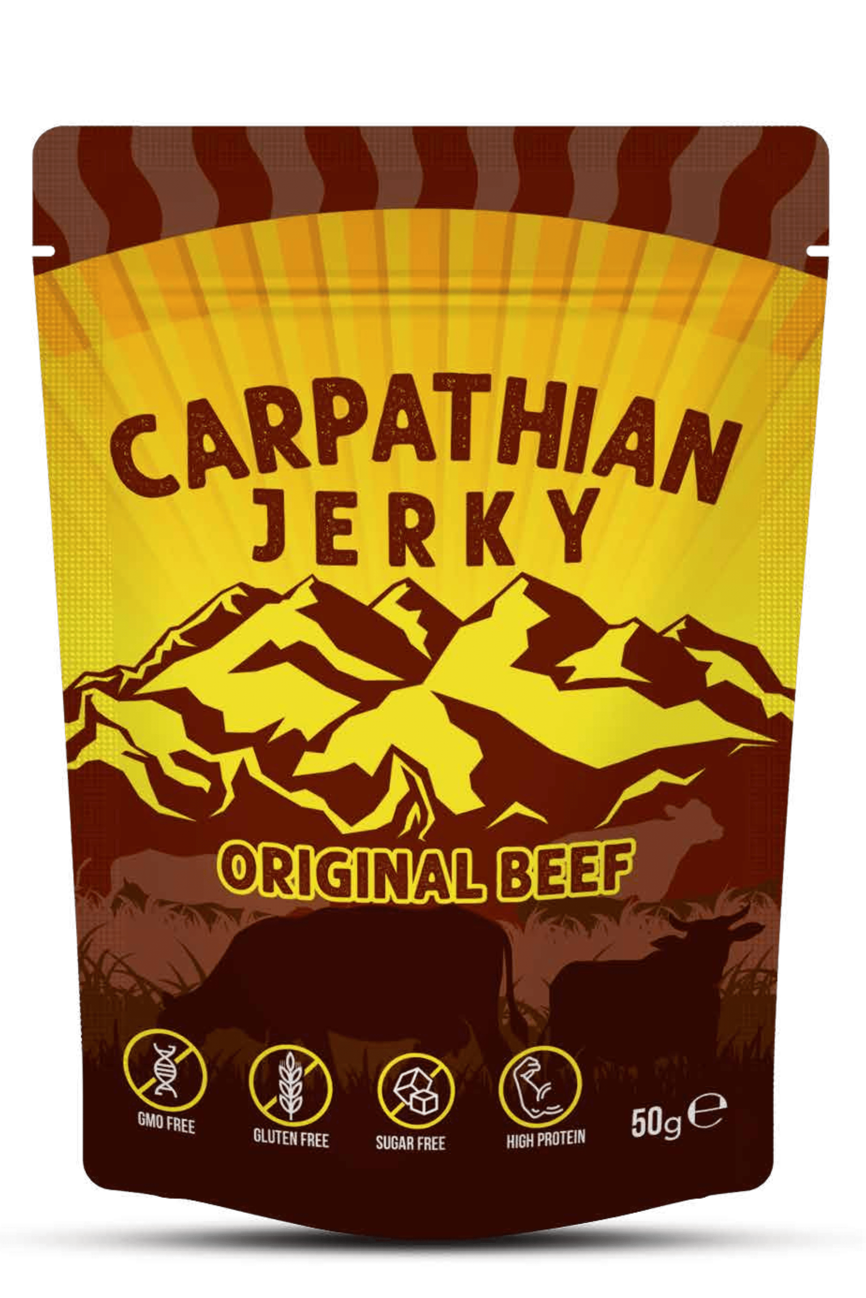 Carpathian Jerky Originálny hovädzí - Carpathian Jerky