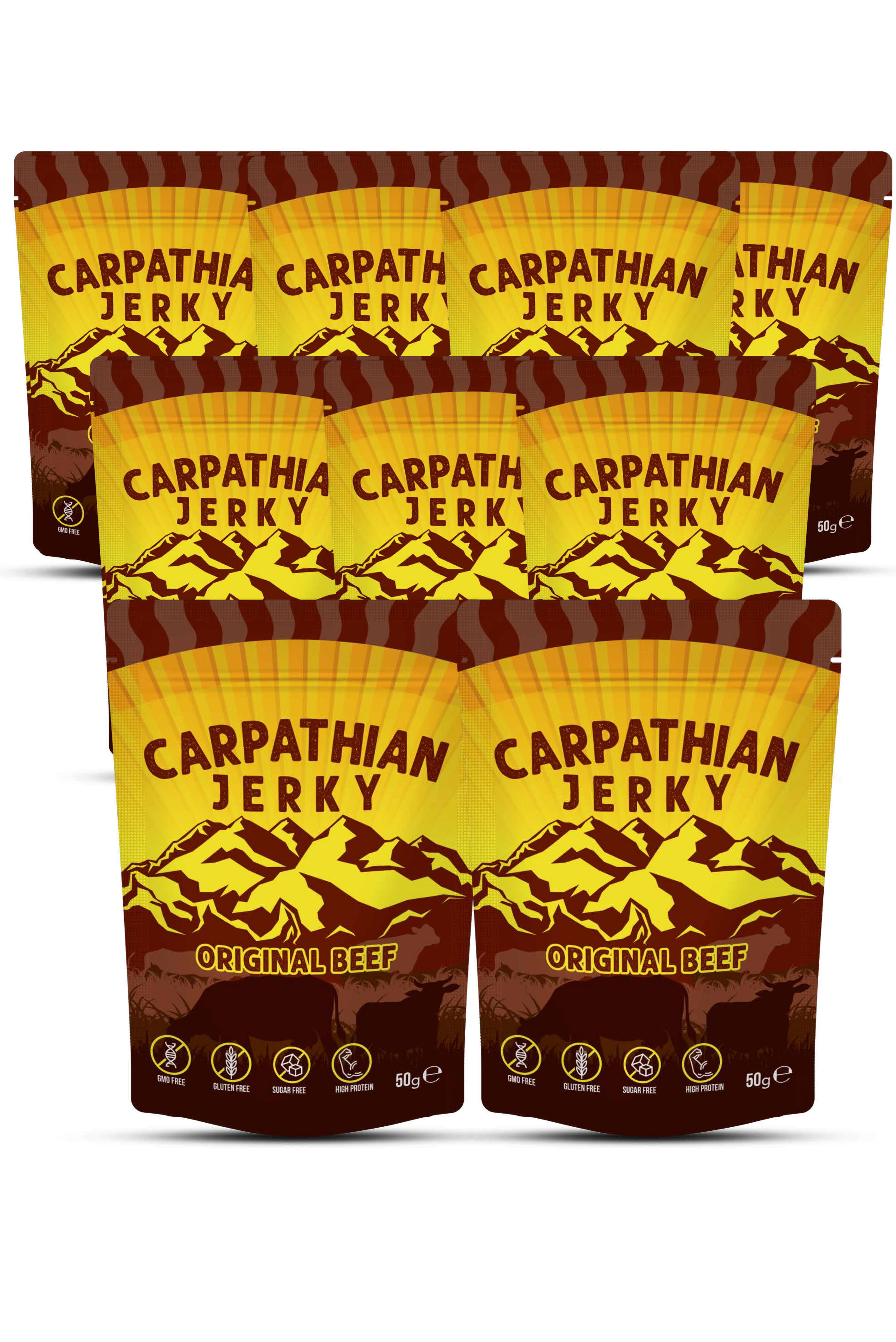 Carpaty Jerky Originálne Hovädzie