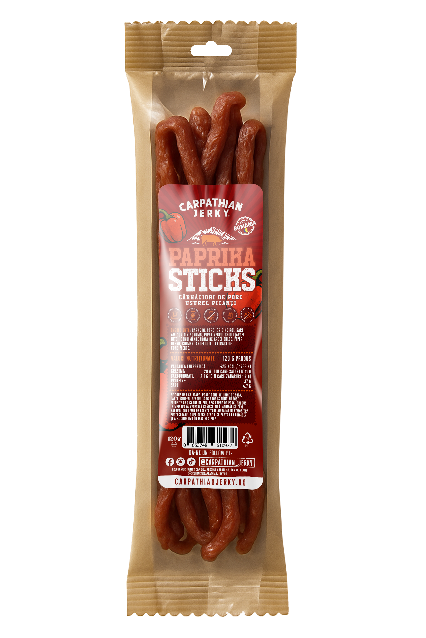 Karpaty Jerky Maxi Tyčinky