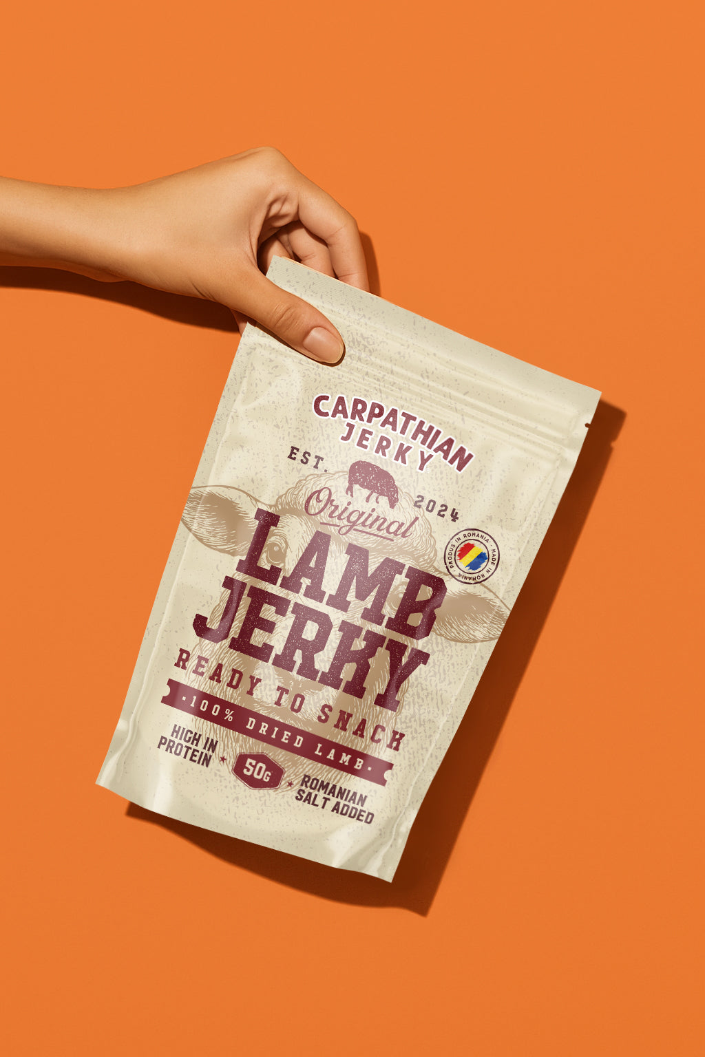 Originálny jahňací jerky
