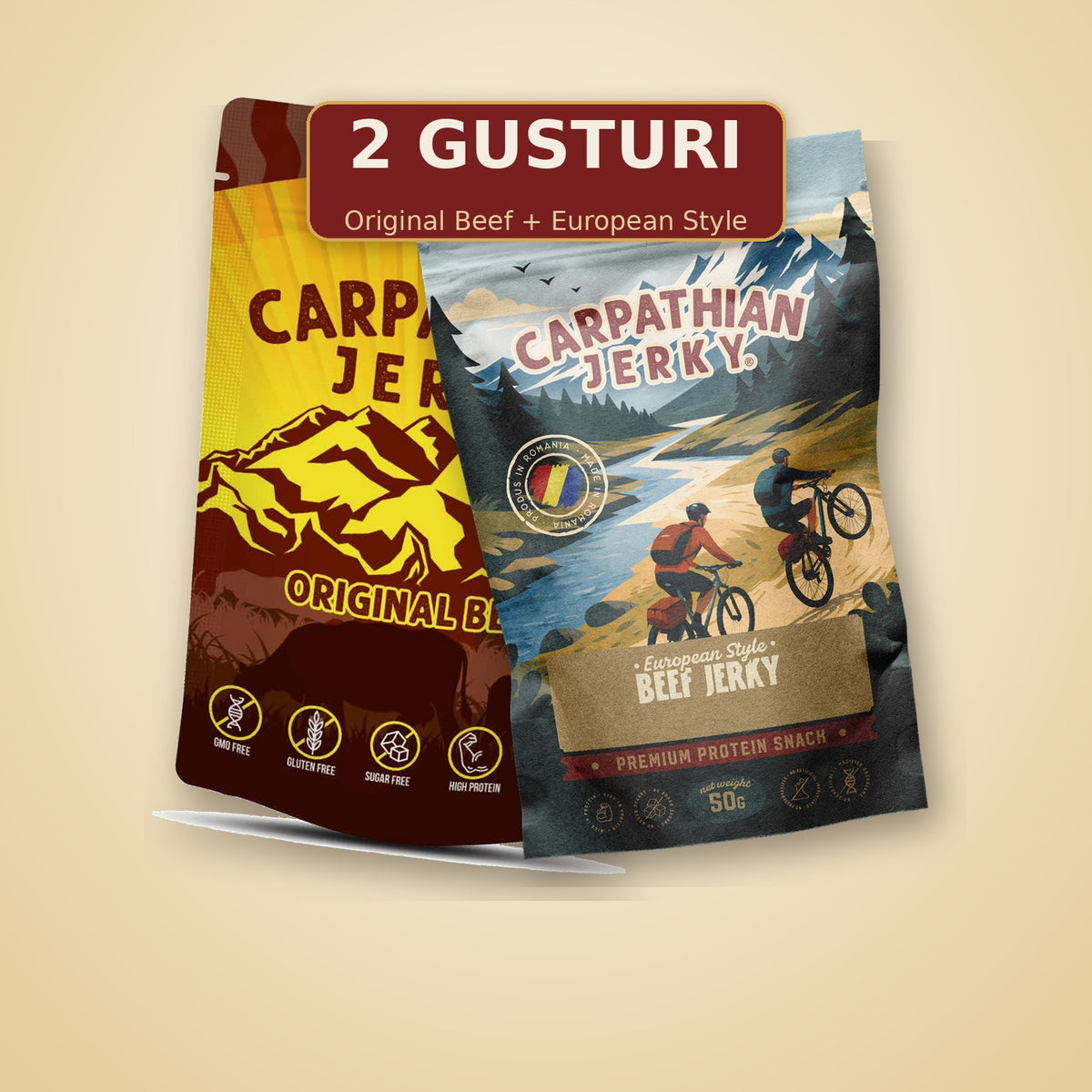 Carpathian Jerky Mix — Original Beef & European Style